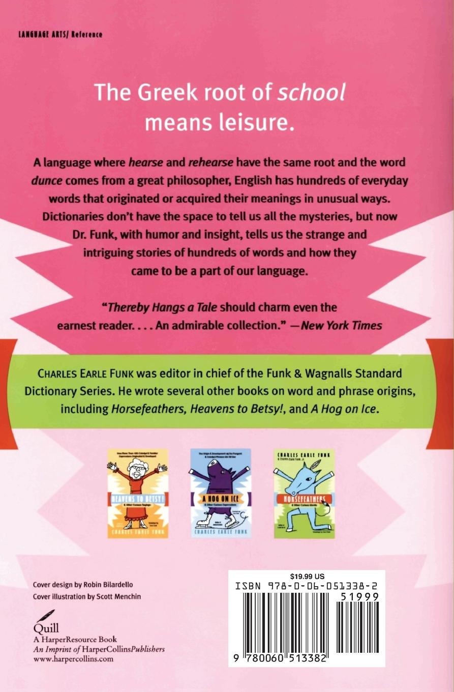 Rückseitencover Thereby Hangs a Tale