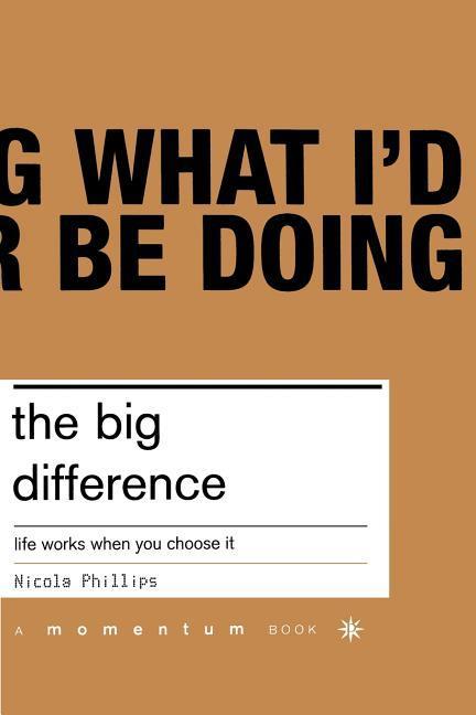 Vorderes Coverbild The Big Difference