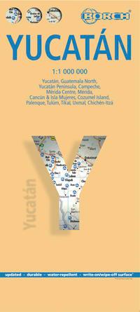 Vorderes Coverbild Yucatan 1 : 1 000 000. Road Map + City Maps
