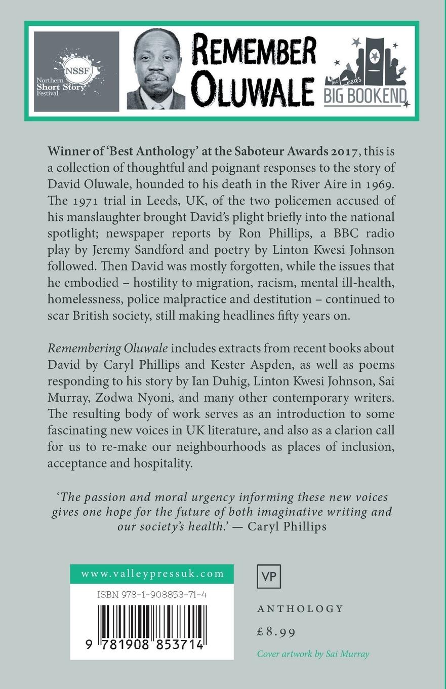 Rückseitencover Remembering Oluwale