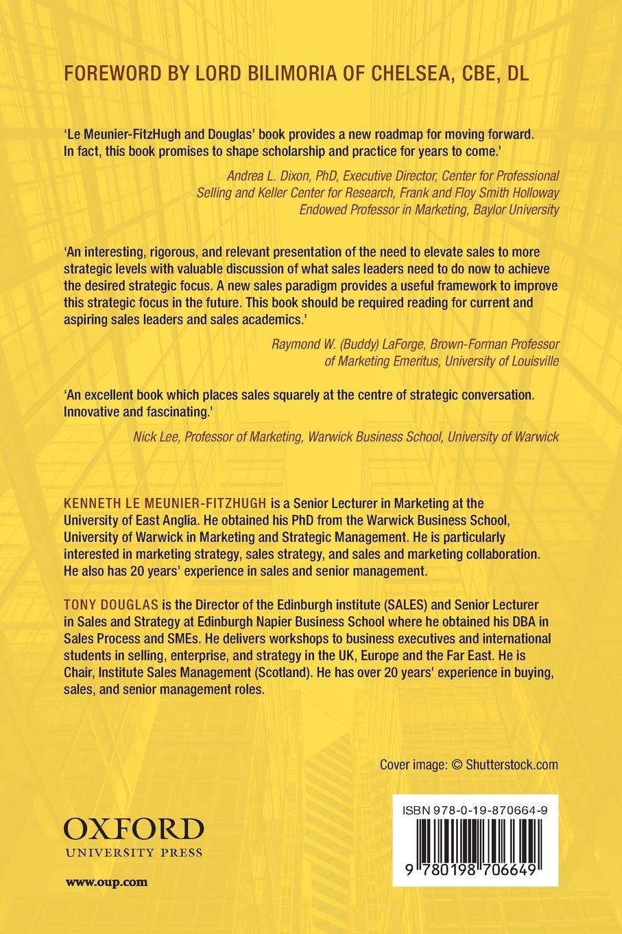 Rückseitencover Achieving a Strategic Sales Focus