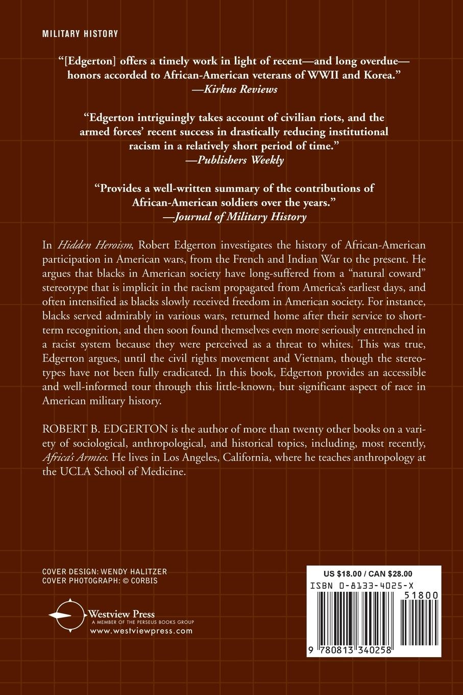 Rückseitencover Hidden Heroism