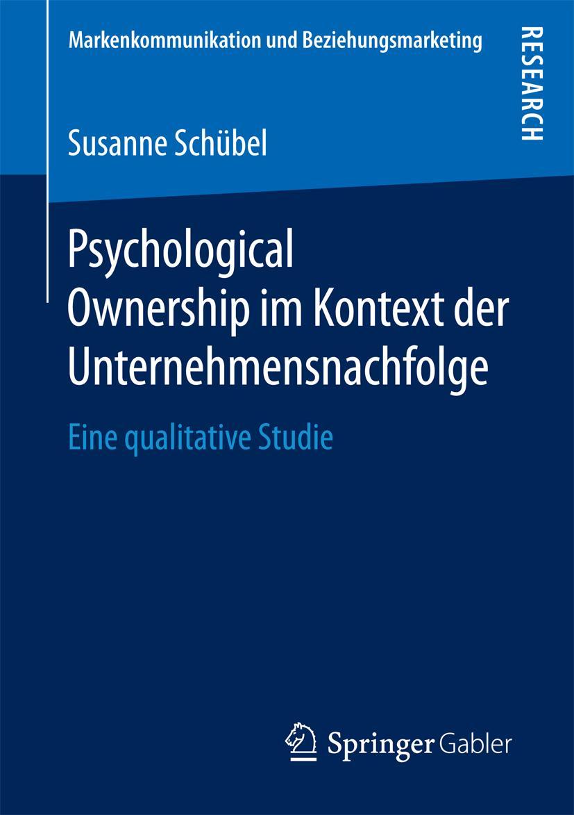 Vorderes Coverbild Psychological Ownership im Kontext der Unternehmensnachfolge