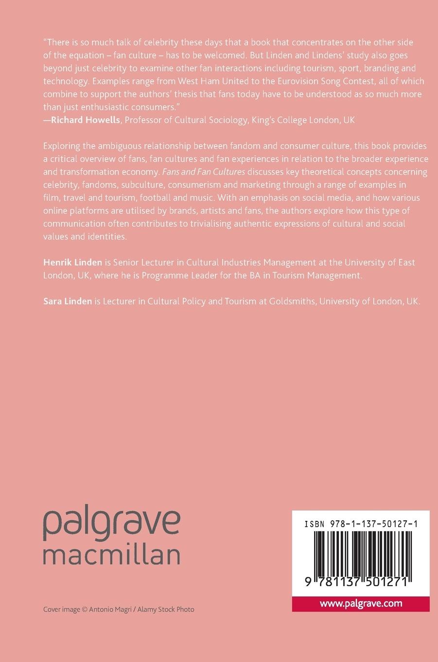 Rückseitencover Fans and Fan Cultures