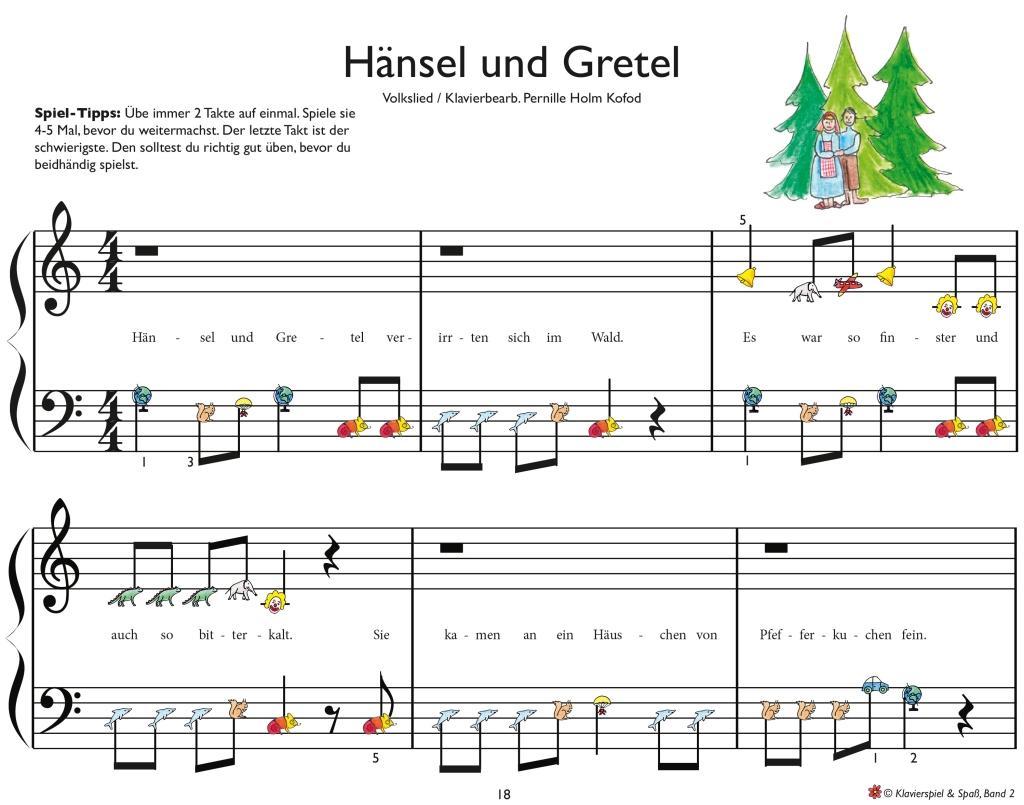 Beispielinhalt (Bild) Klavierspiel & Spaß. Band 02