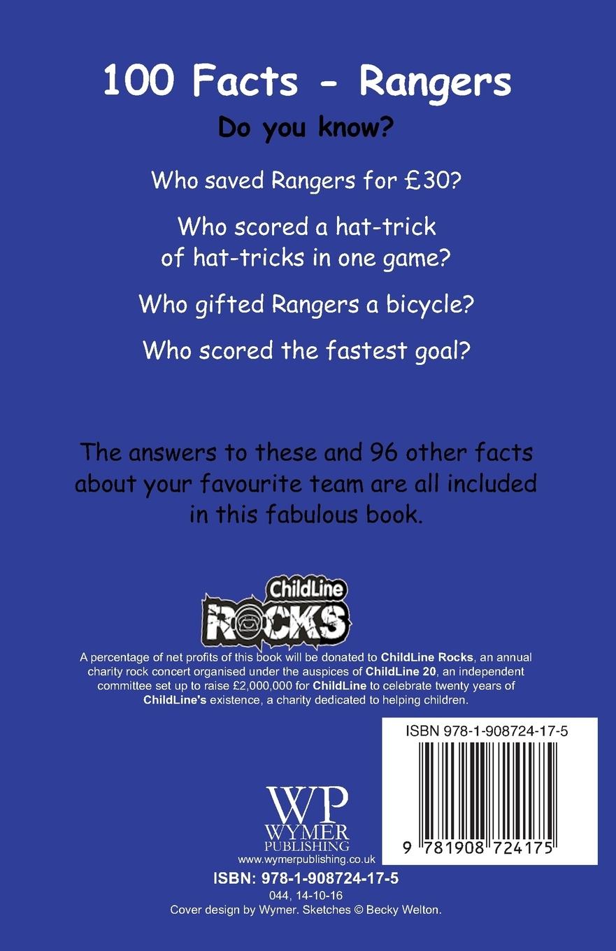 Rückseitencover Rangers FC - 100 Facts