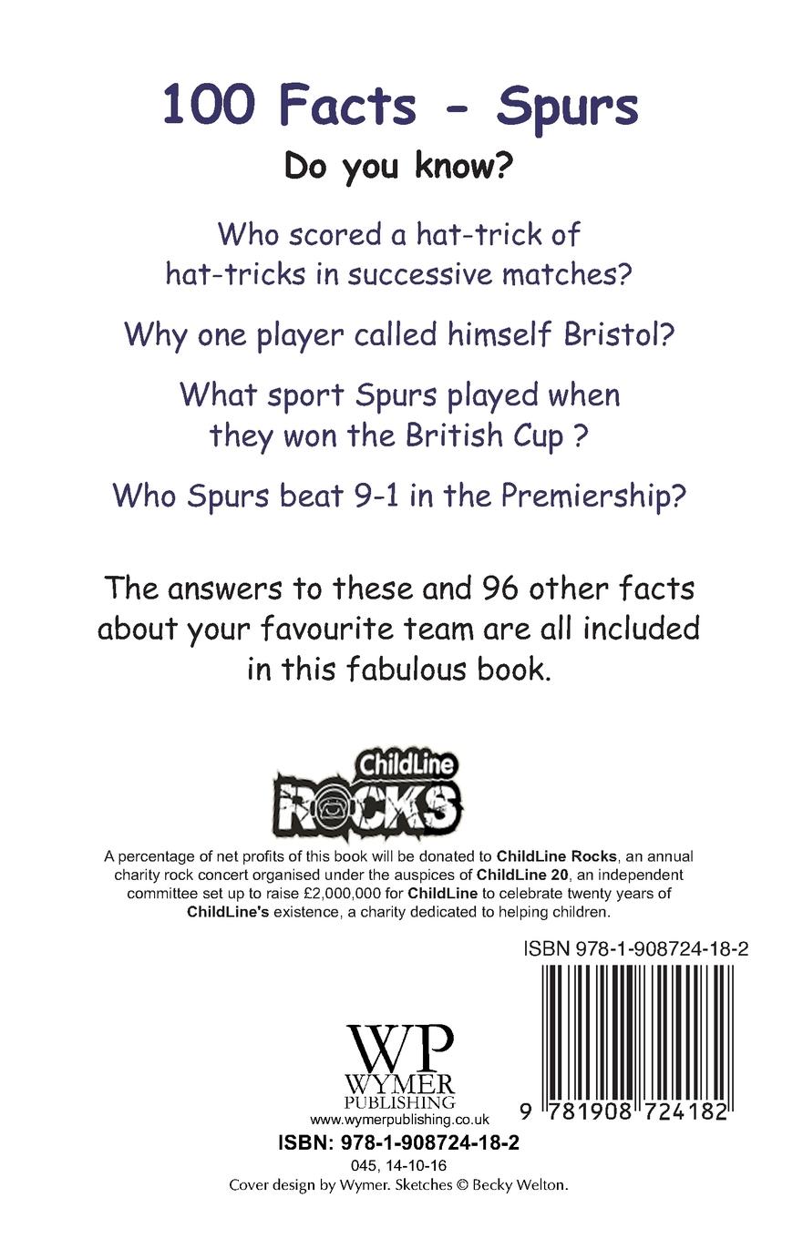 Rückseitencover Tottenham Hotspur FC - 100 Facts