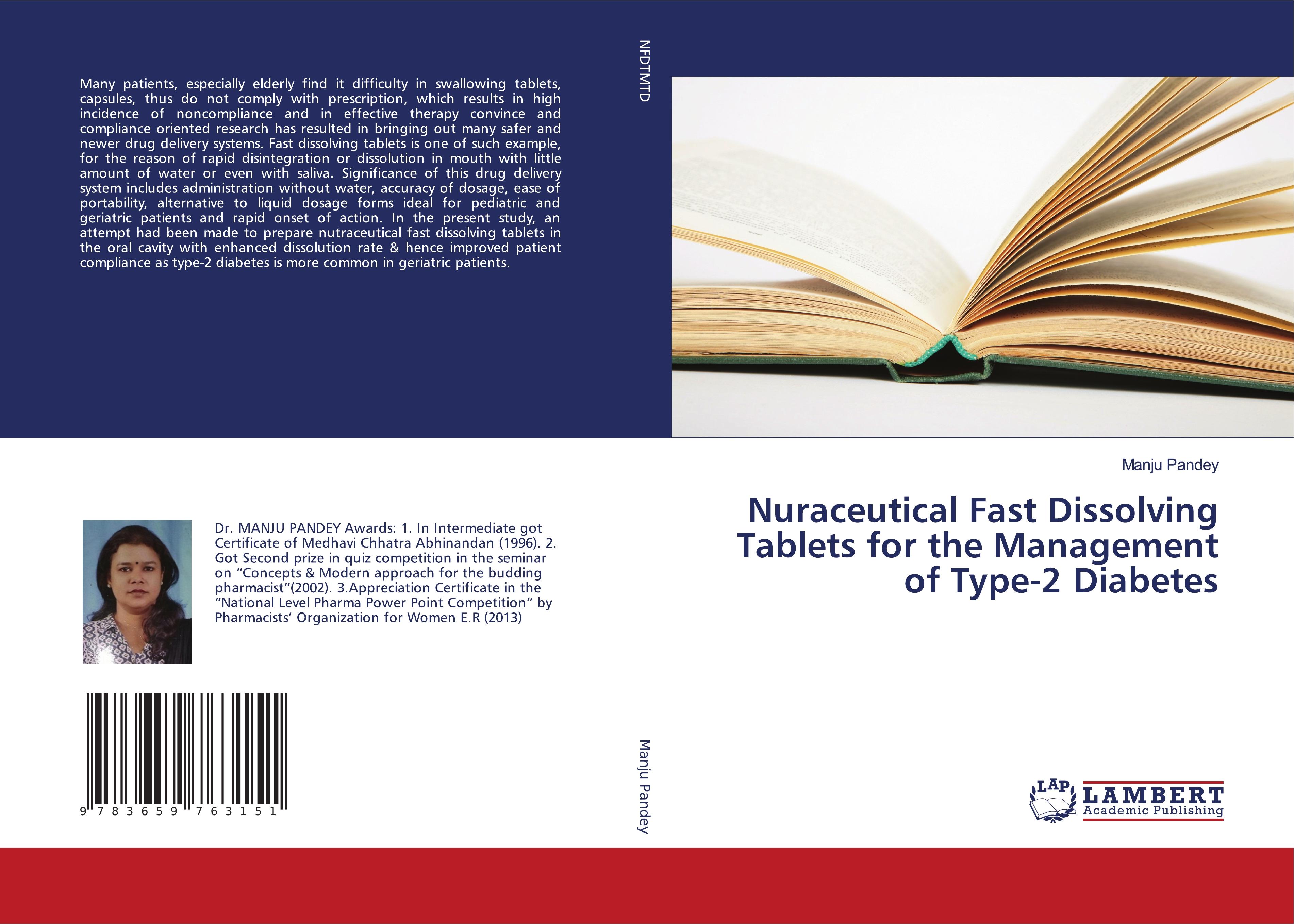Vorderes Coverbild Nuraceutical Fast Dissolving Tablets for the Management of Type-2 Diabetes