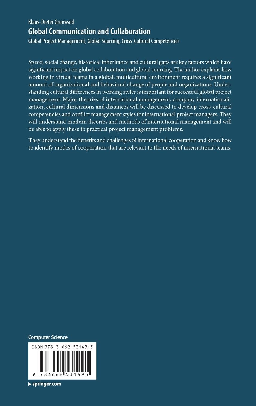 Rückseitencover Global Communication and Collaboration