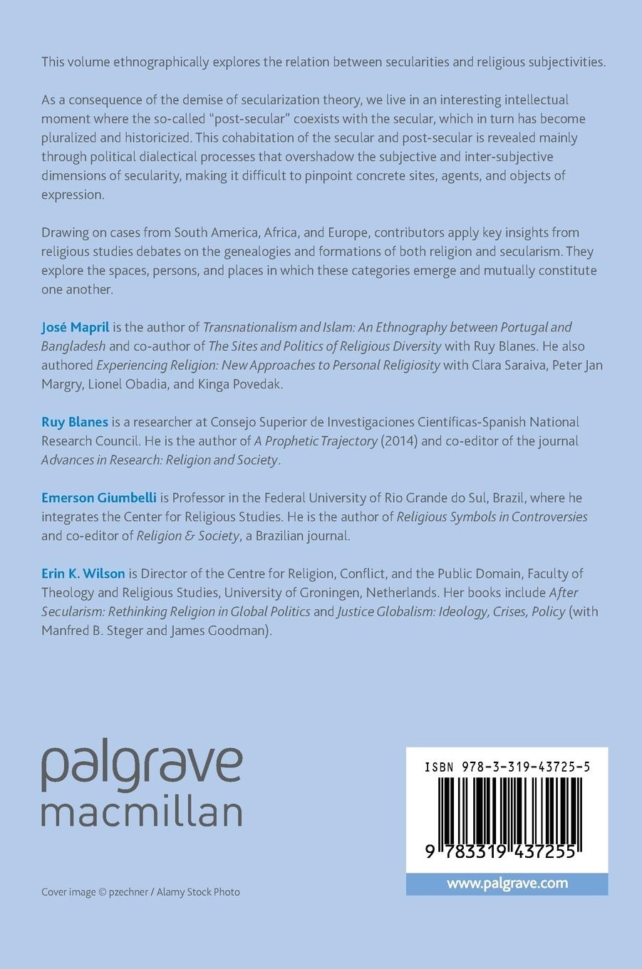 Rückseitencover Secularisms in a Postsecular Age?