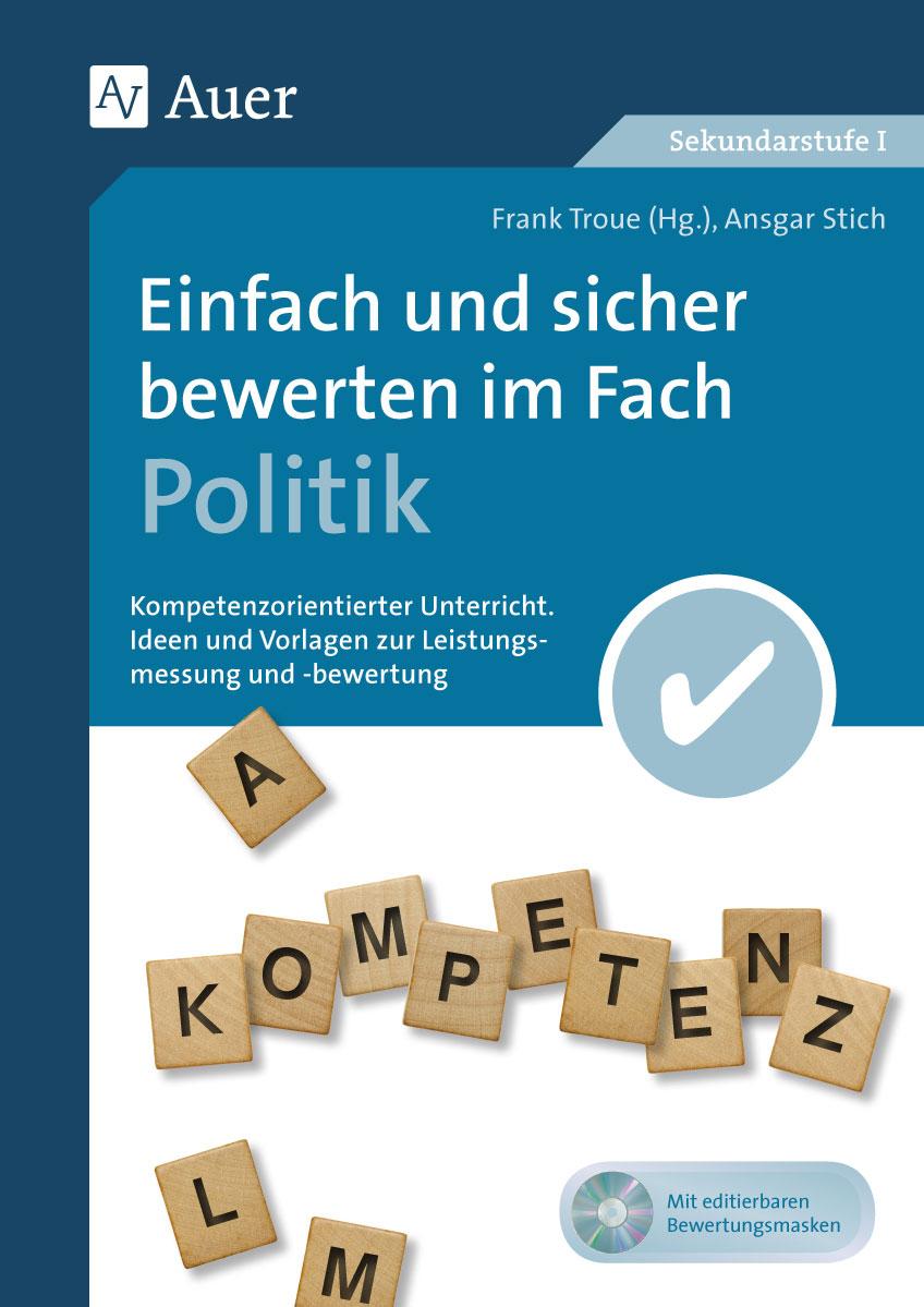 Vorderes Coverbild Einfach und sicher bewerten im Fach Politik