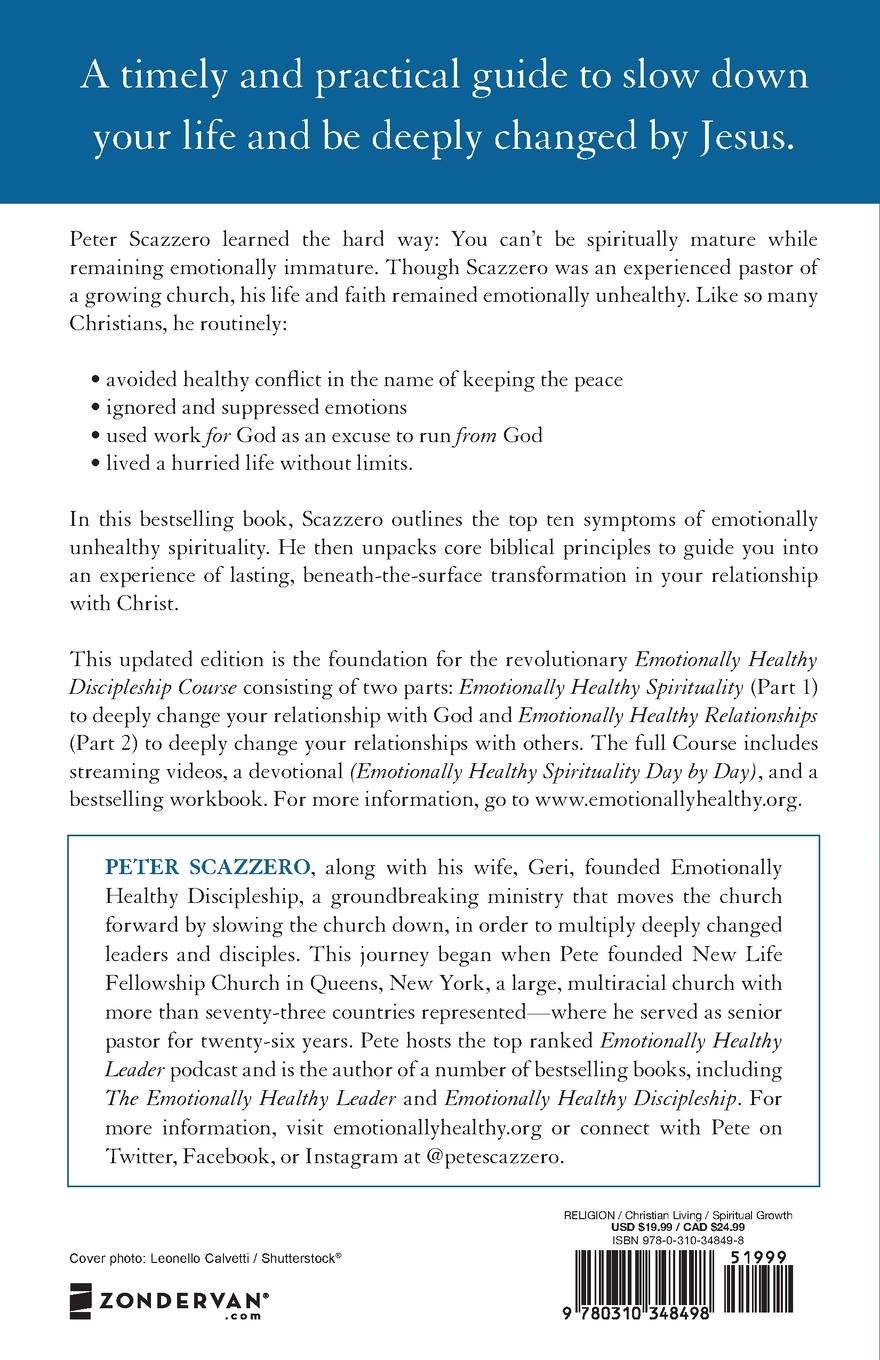 Rückseitencover Emotionally Healthy Spirituality
