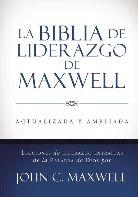 Vorderes Coverbild La Biblia de Liderazgo de Maxwell Rvr60- Tamano Manual