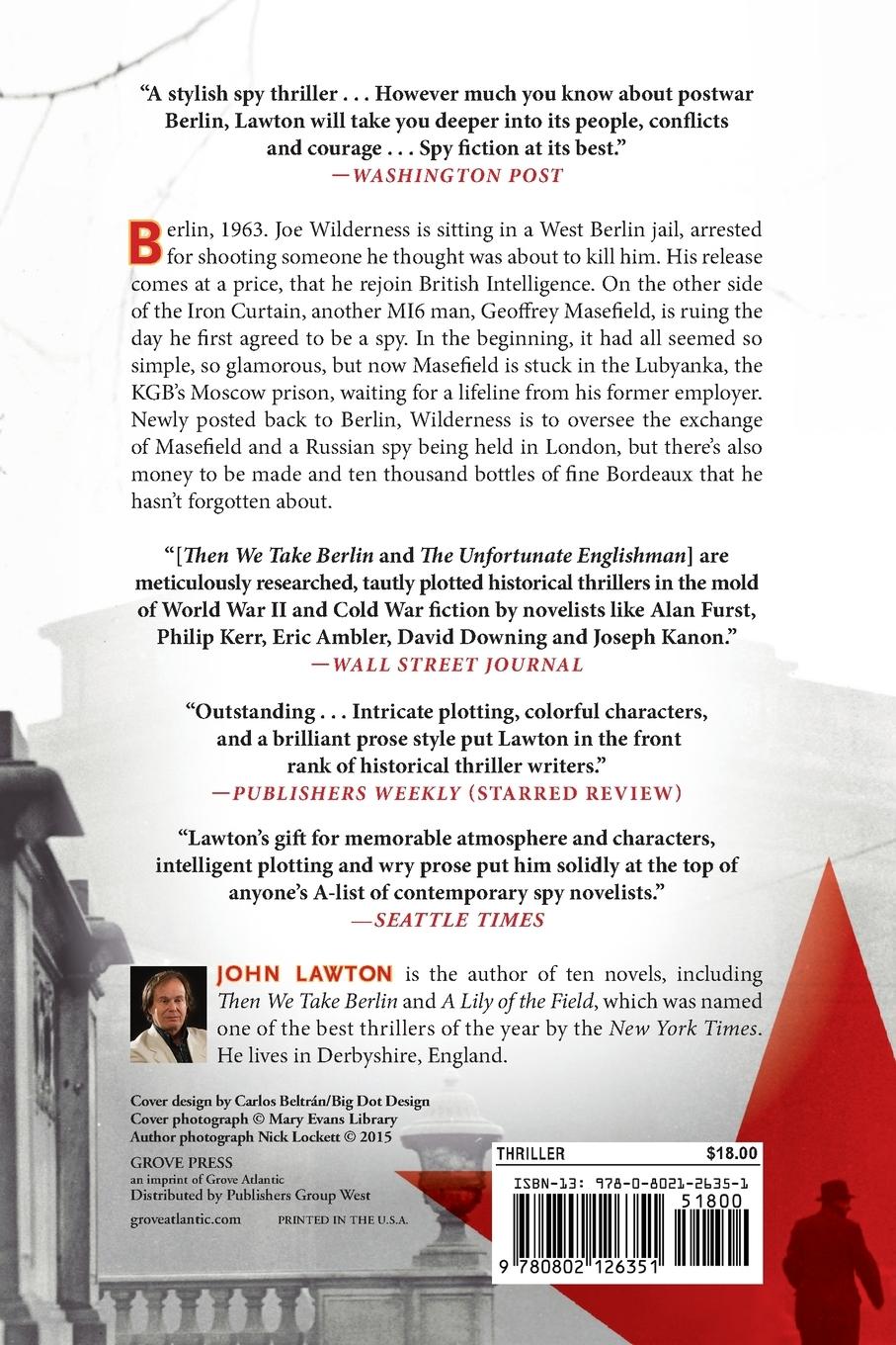 Rückseitencover The Unfortunate Englishman