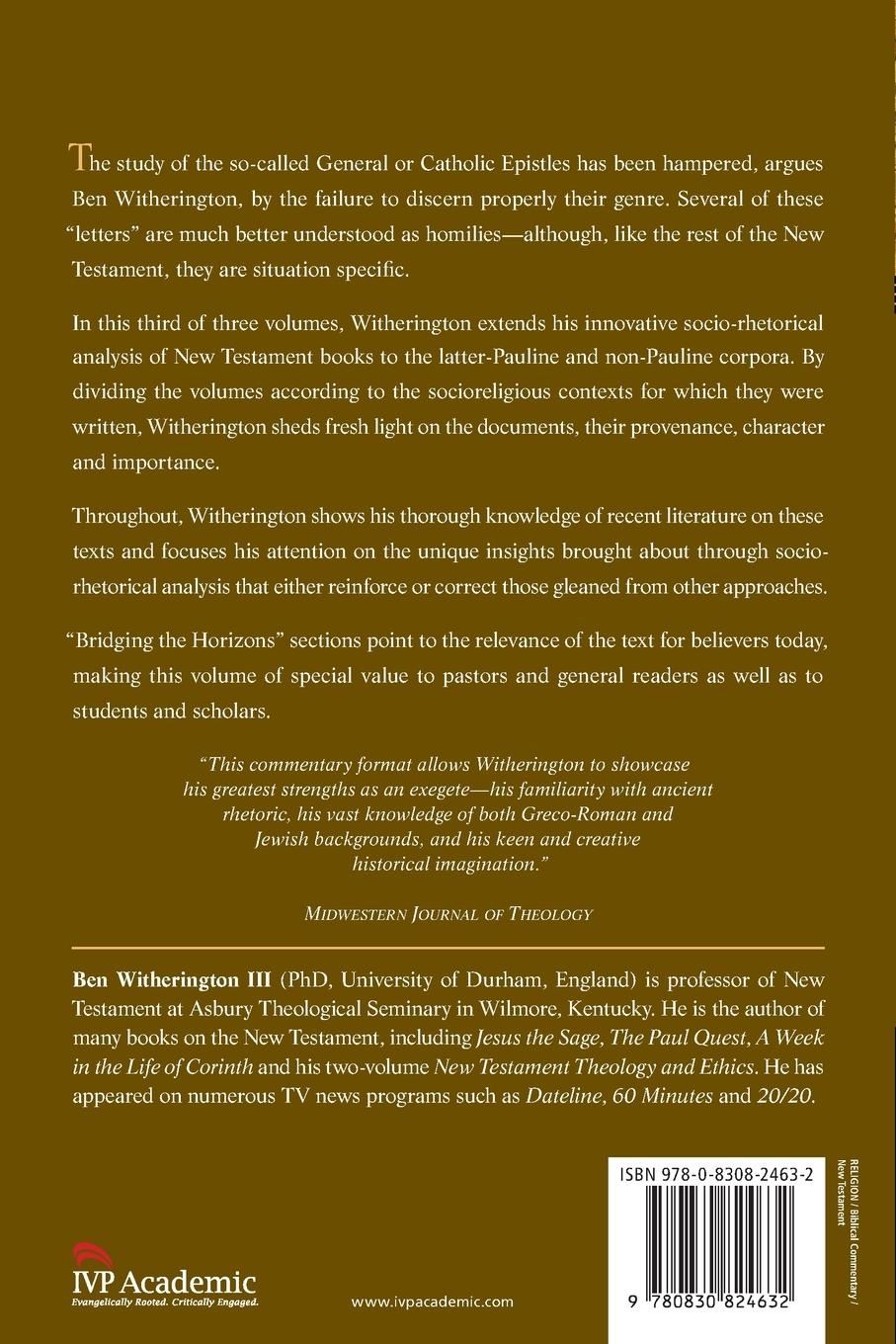 Rückseitencover Letters and Homilies for Hellenized Christians
