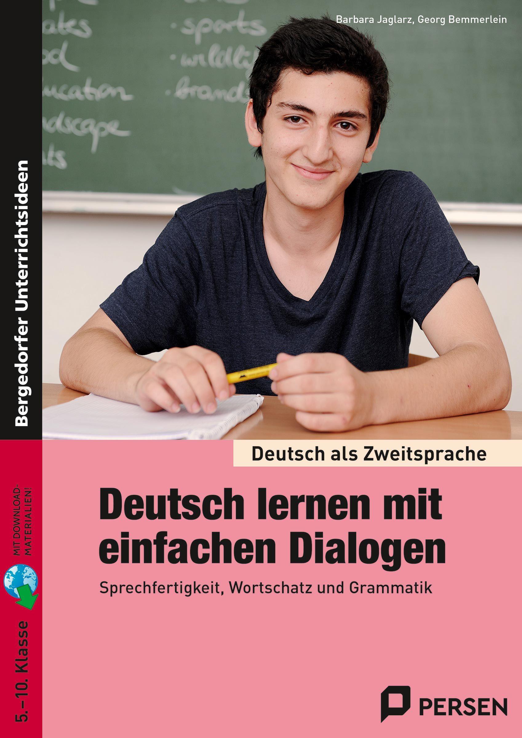 Vorderes Coverbild Deutsch lernen mit einfachen Dialogen