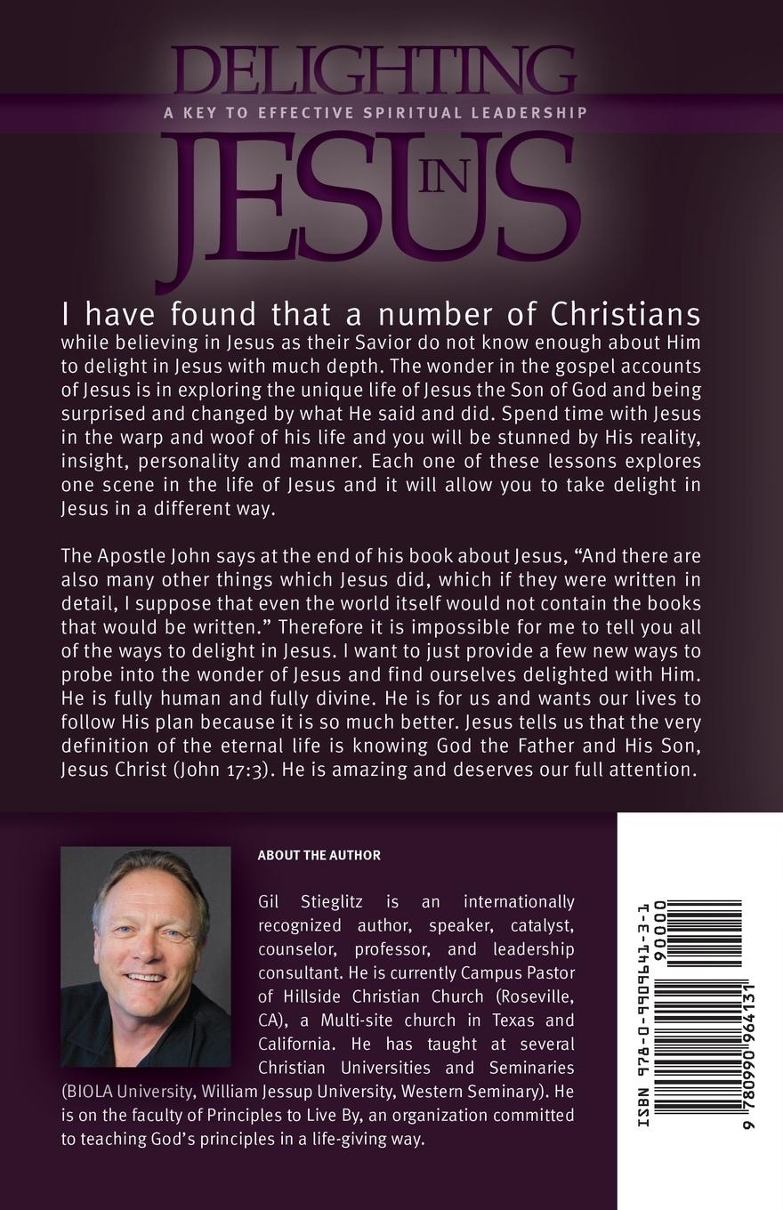 Rückseitencover Delighting in Jesus