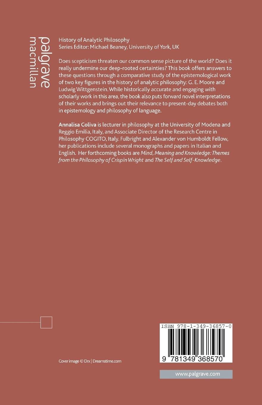 Rückseitencover Moore and Wittgenstein