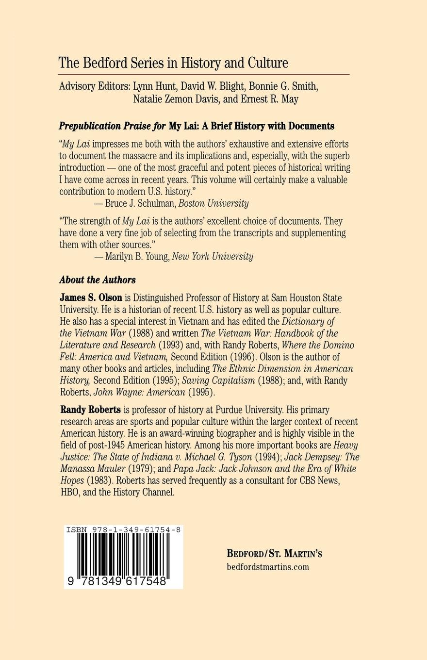 Rückseitencover My Lai