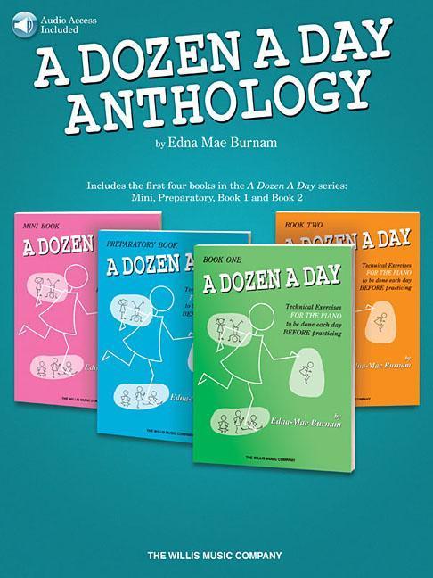 Vorderes Coverbild A Dozen a Day Anthology (Mini Preparatory 1 and 2 Books) - Beginner Piano Book for Kids & Teache