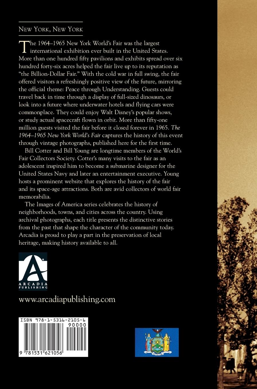 Rückseitencover 1964-1965 New York World's Fair
