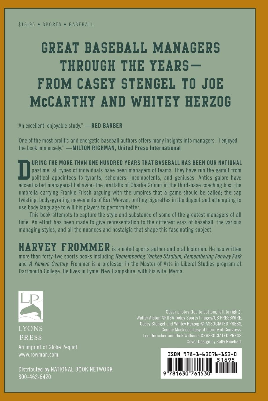 Rückseitencover Baseball's Greatest Managers