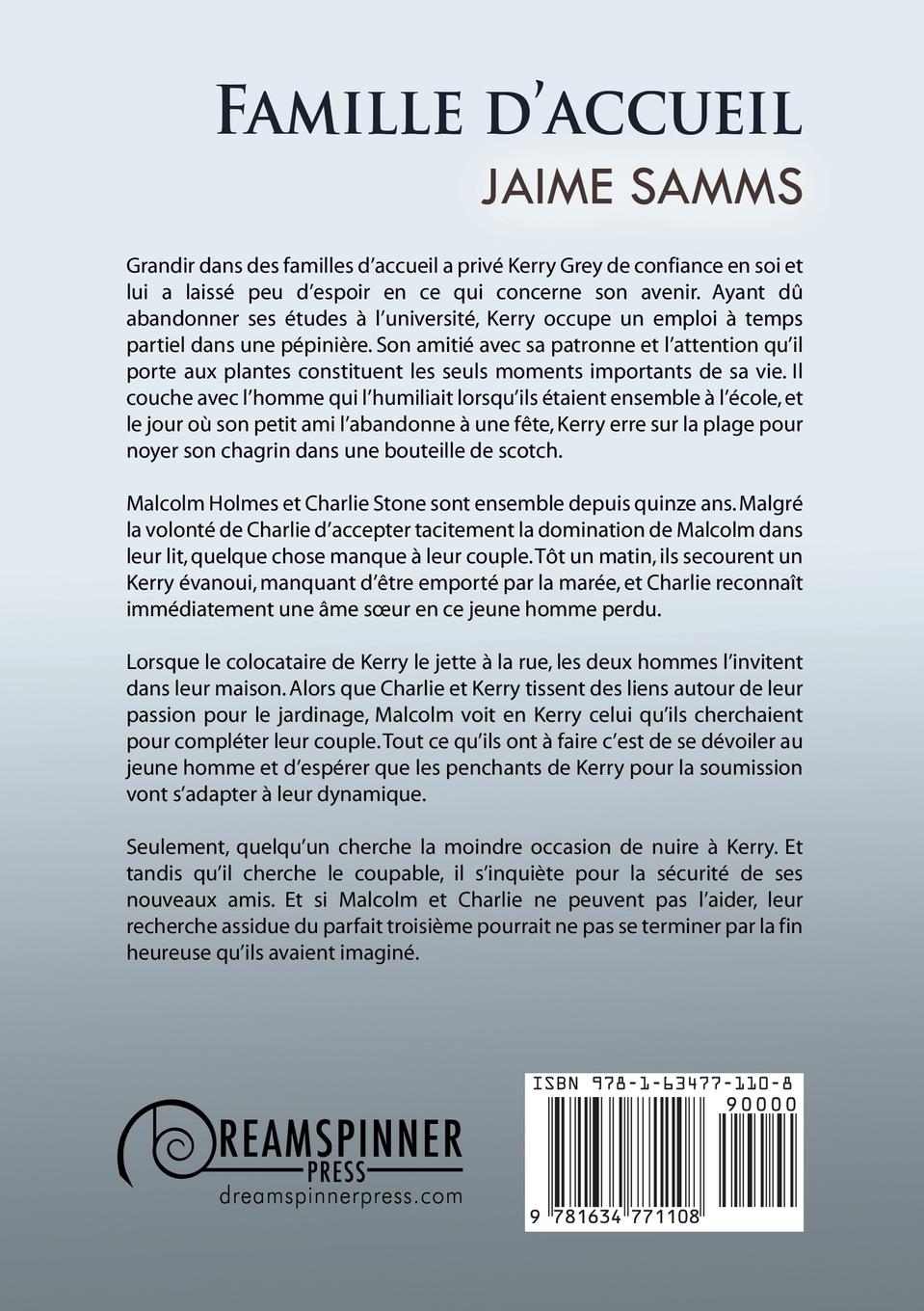 Rückseitencover Famille d'Accueil