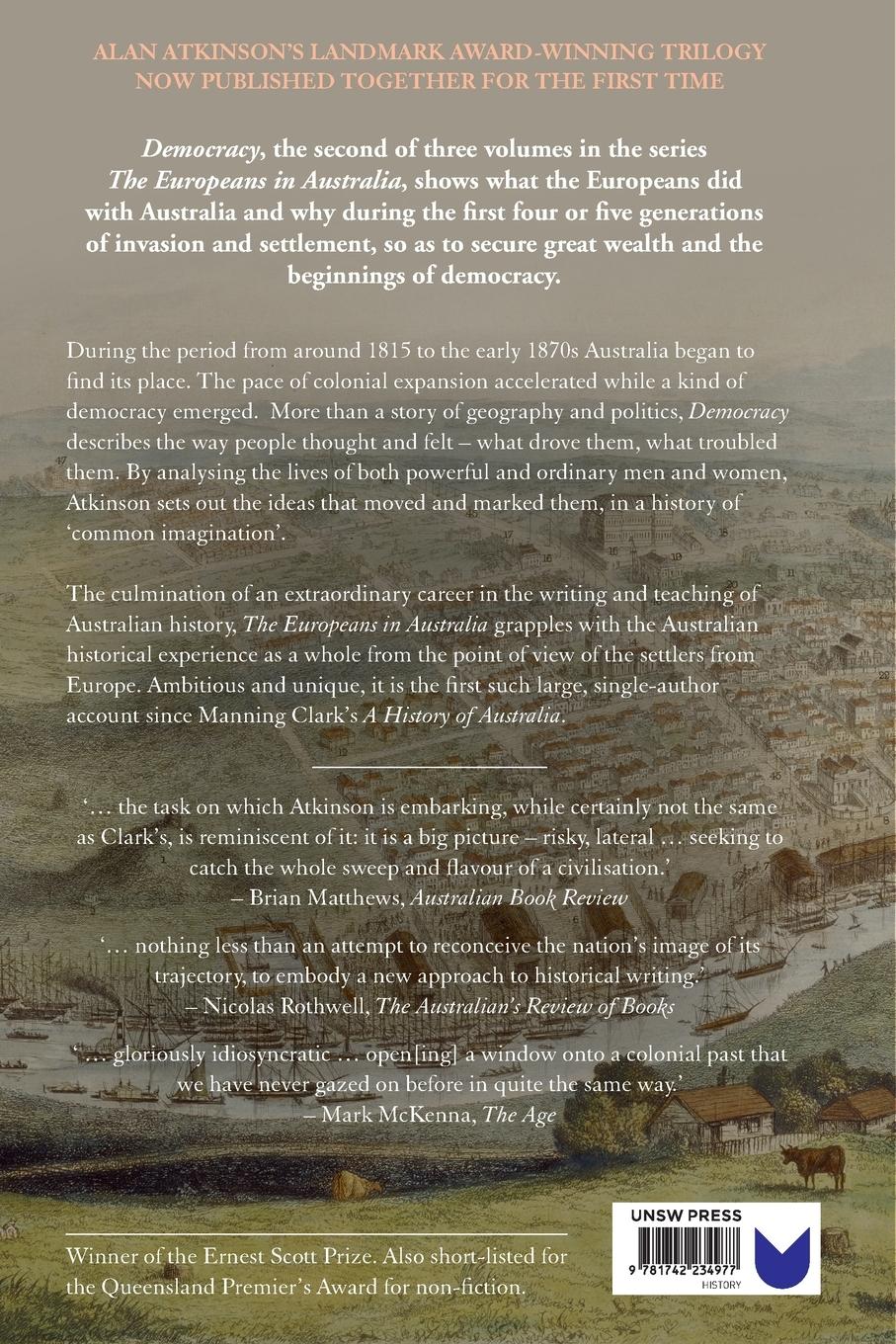 Rückseitencover The Europeans in Australia