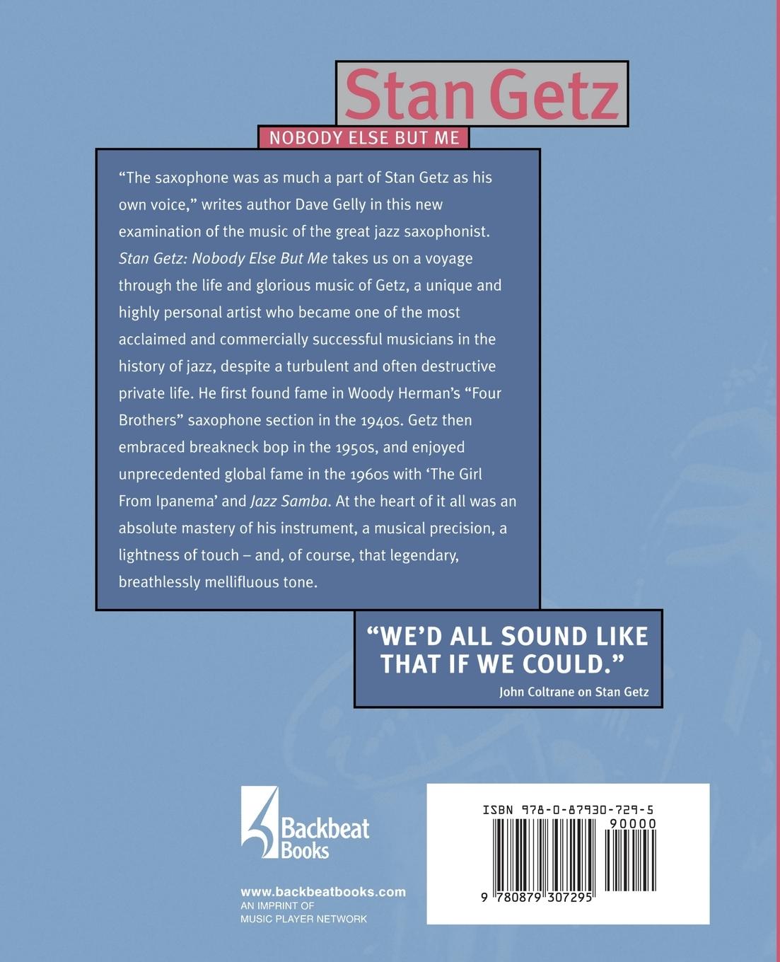 Rückseitencover Stan Getz