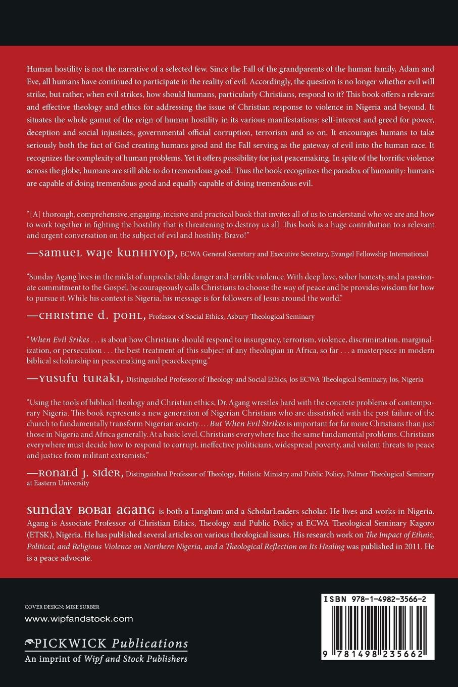 Rückseitencover When Evil Strikes