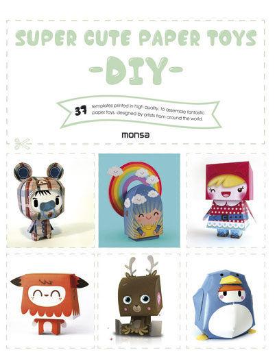 Vorderes Coverbild Super Cute Paper Toys - DIY
