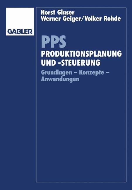 Vorderes Coverbild PPS Produktionsplanung und -steuerung