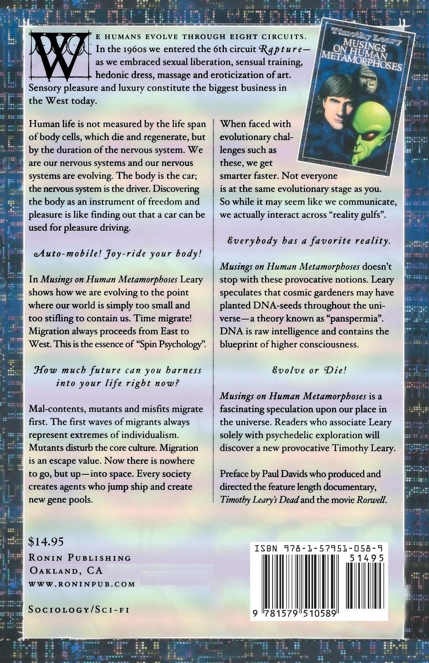 Rückseitencover Musings on Human Metamorphoses