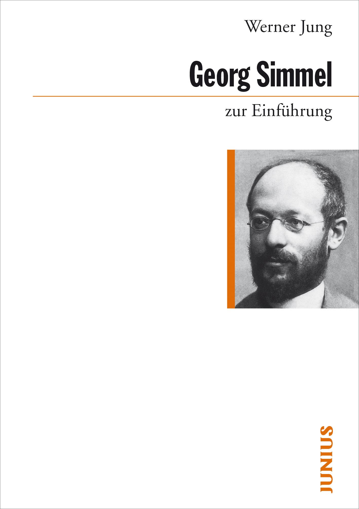 Vorderes Coverbild Georg Simmel zur Einführung