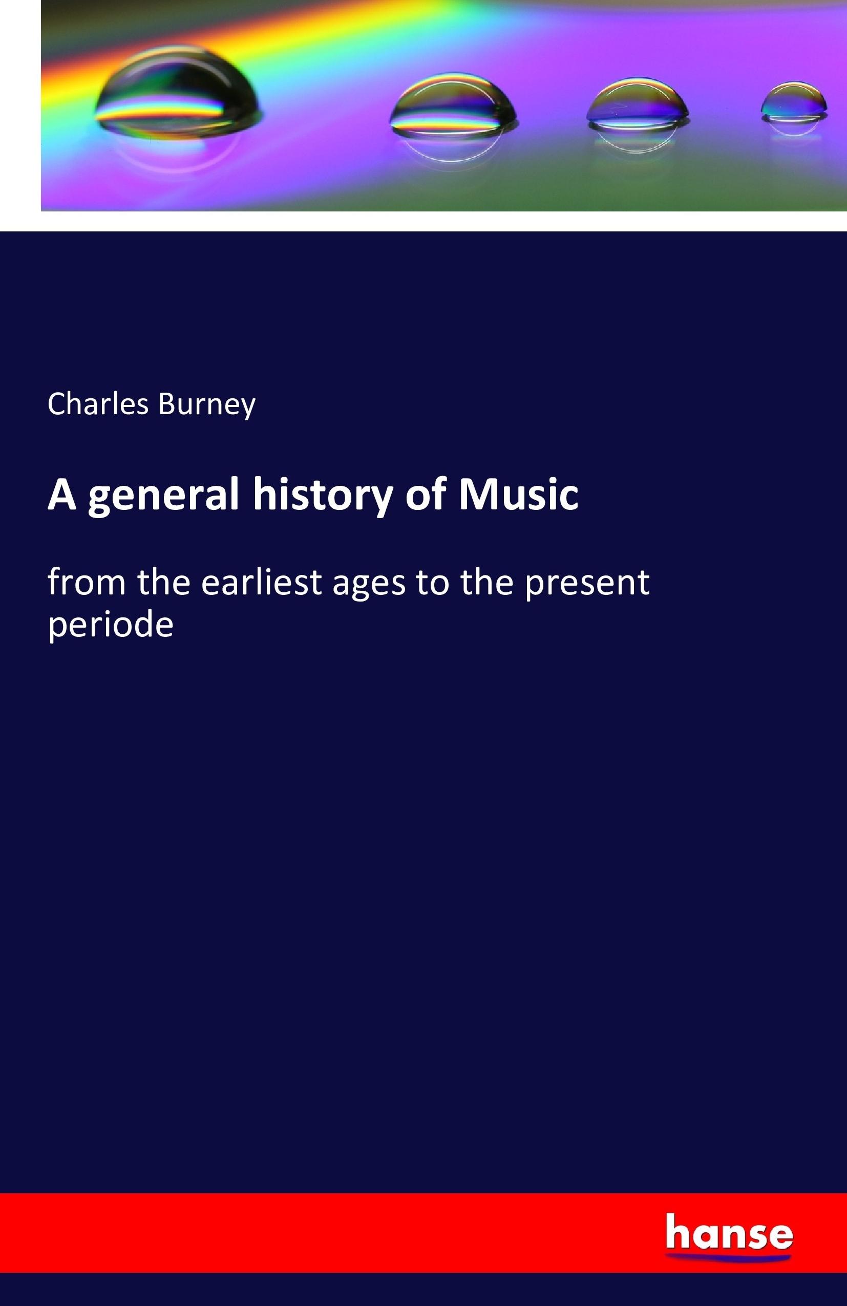 Vorderes Coverbild A general history of Music