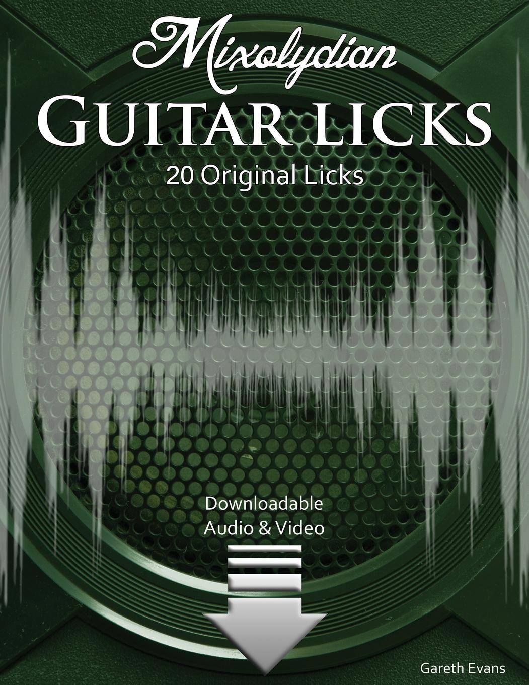 Vorderes Coverbild Mixolydian Guitar Licks: 20 Original Funk Rock Licks with Audio & Video