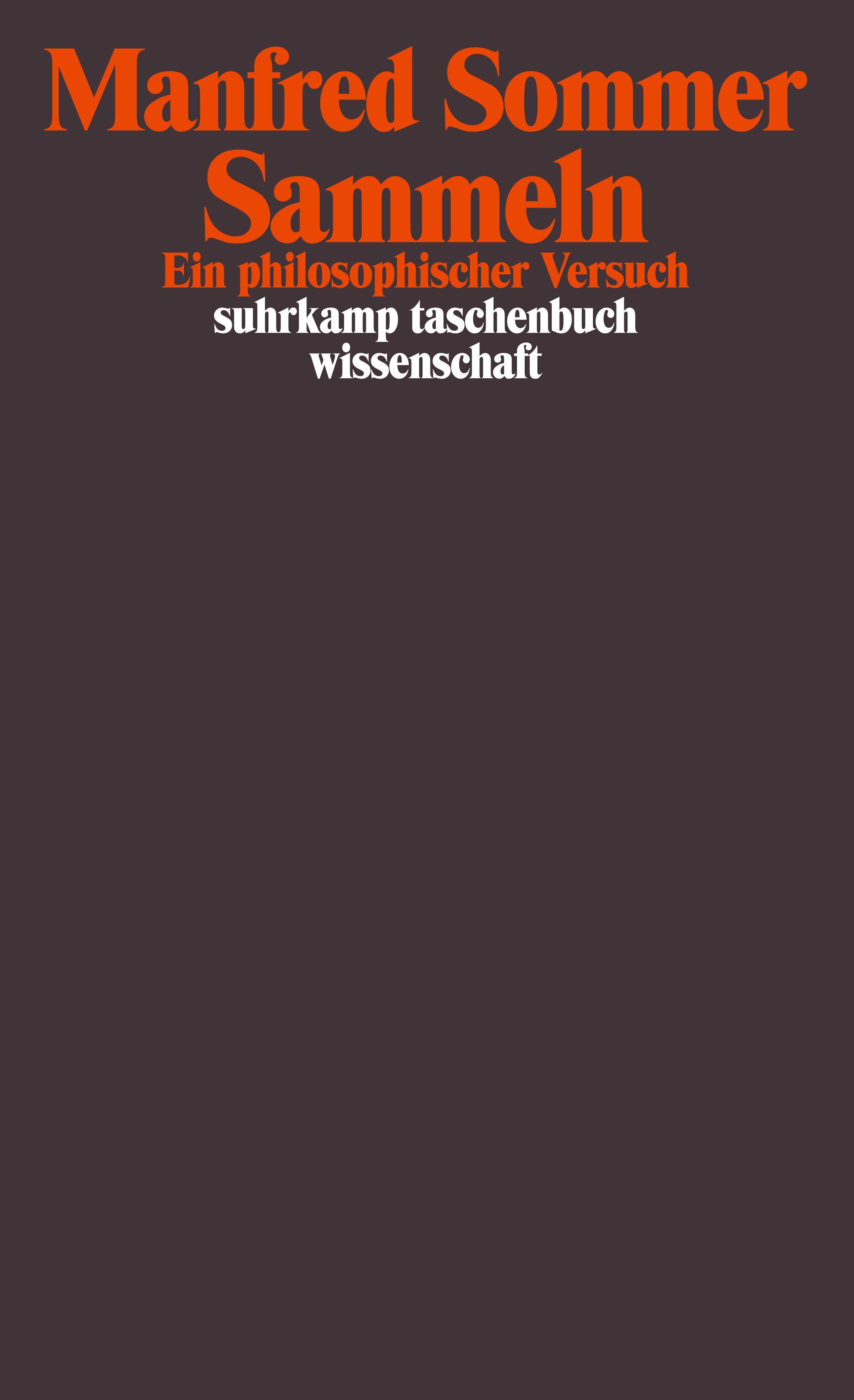 Vorderes Coverbild Sammeln