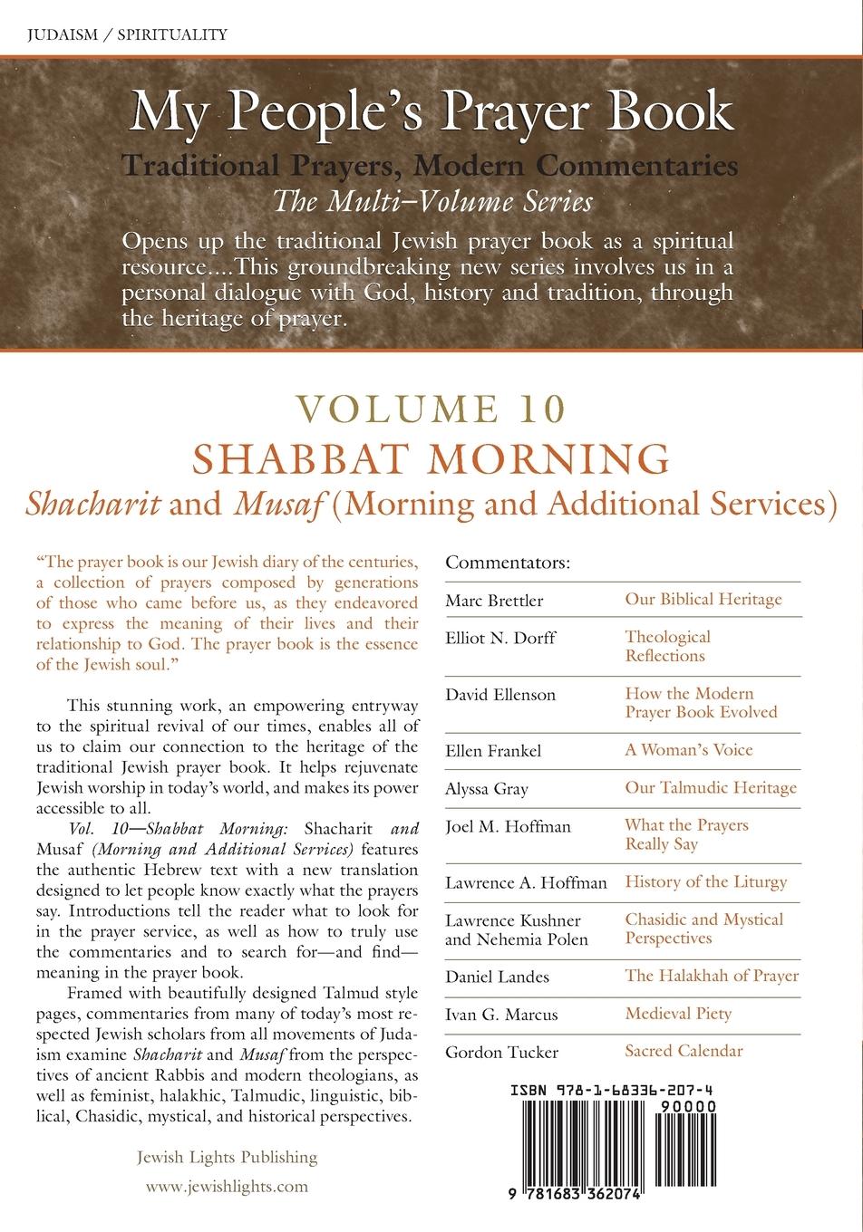 Rückseitencover My People's Prayer Book Vol 10