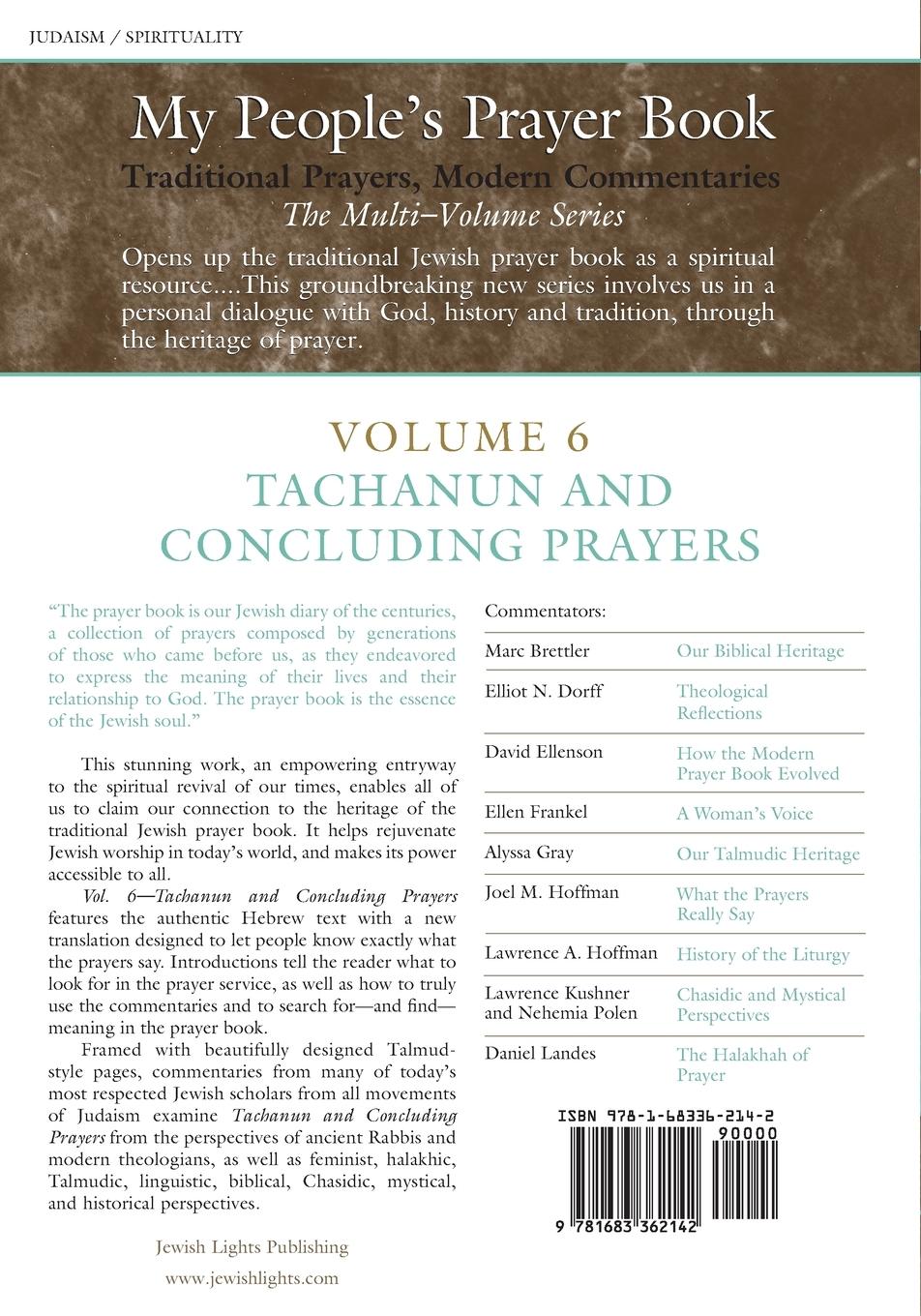 Rückseitencover My People's Prayer Book Vol 6