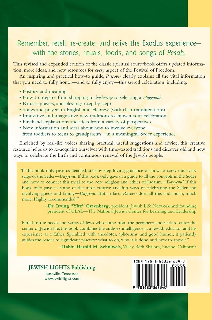 Rückseitencover Passover (2nd Edition)