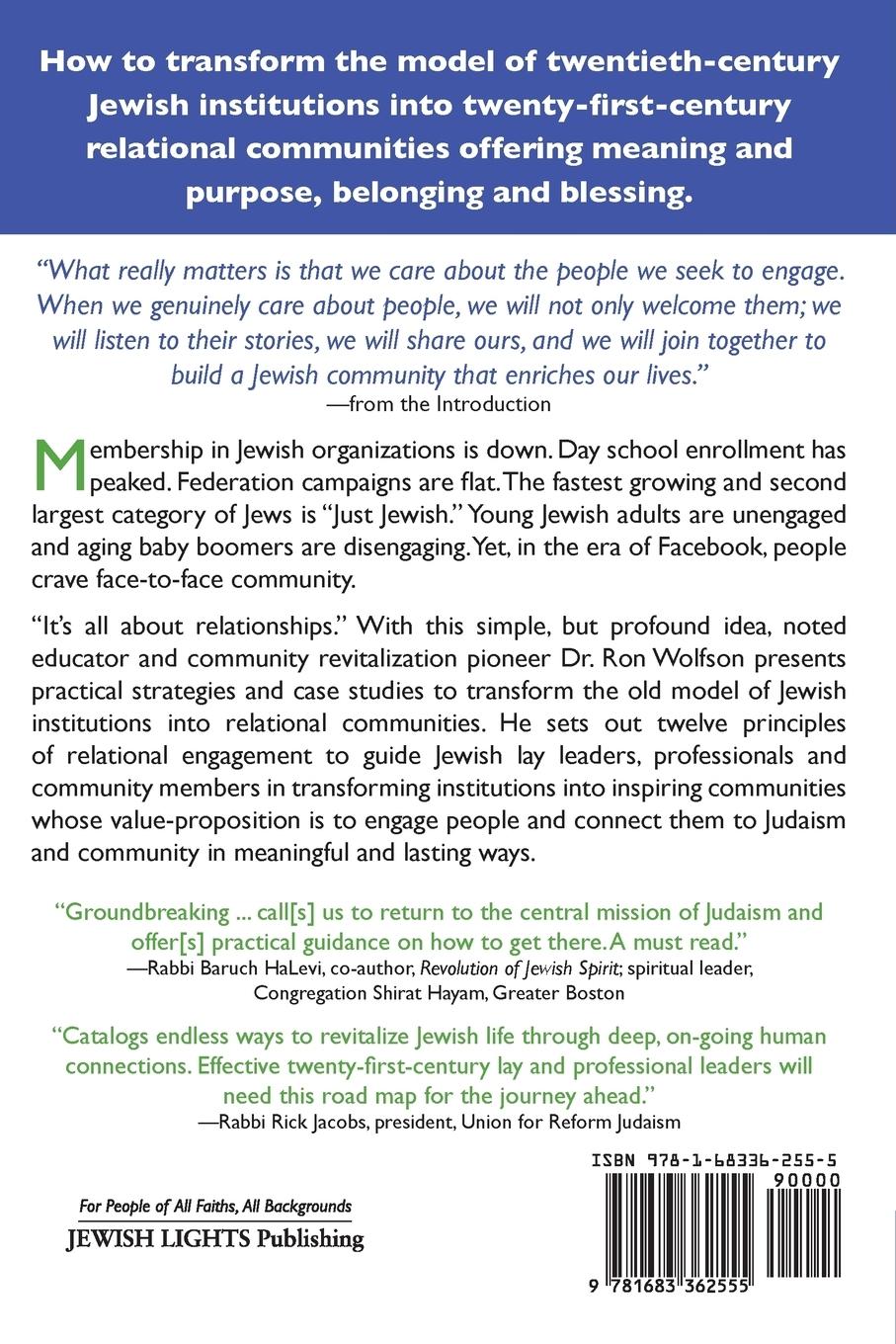 Rückseitencover Relational Judaism