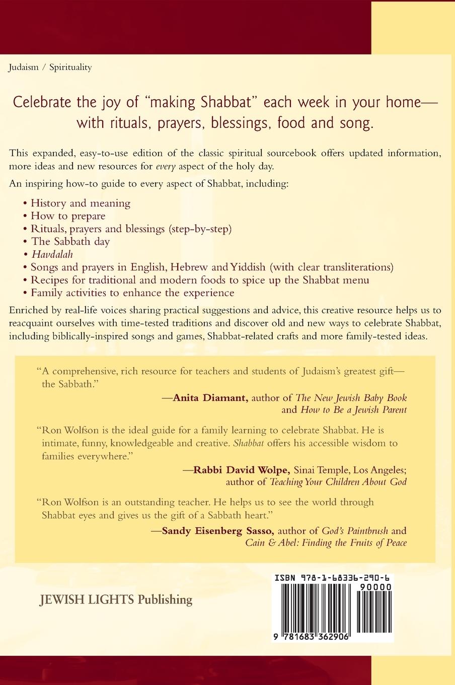 Rückseitencover Shabbat (2nd Edition)