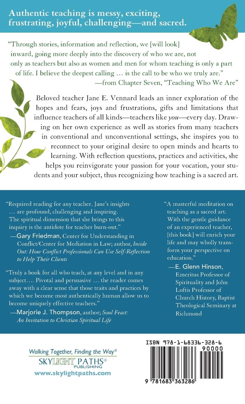 Rückseitencover Teaching-The Sacred Art