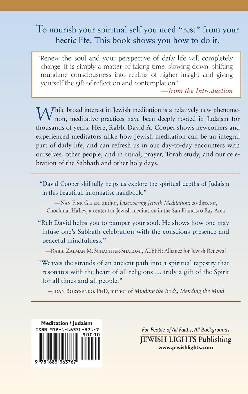 Rückseitencover The Handbook of Jewish Meditation Practices