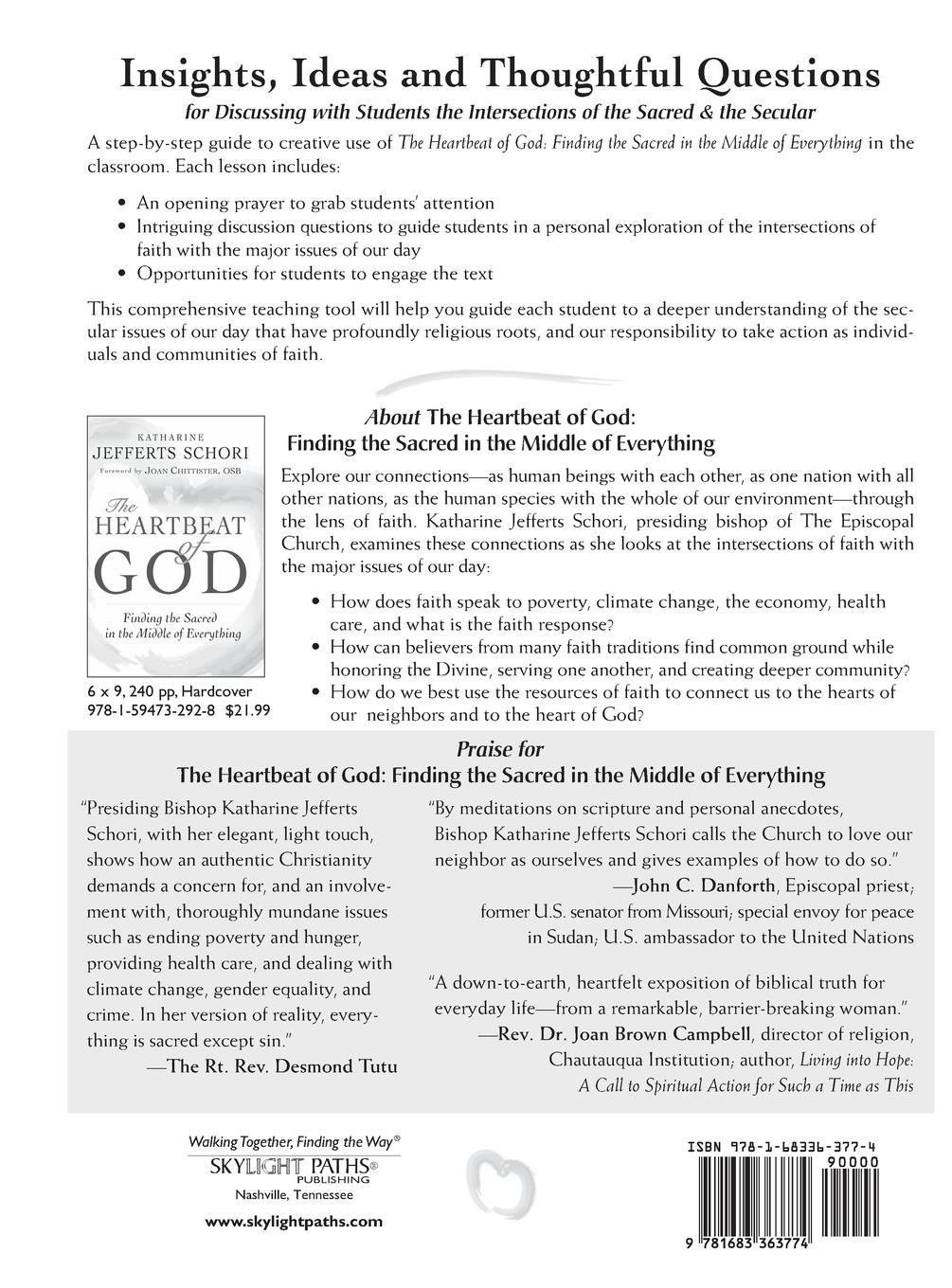 Rückseitencover The Heartbeat of God Leader's Guide