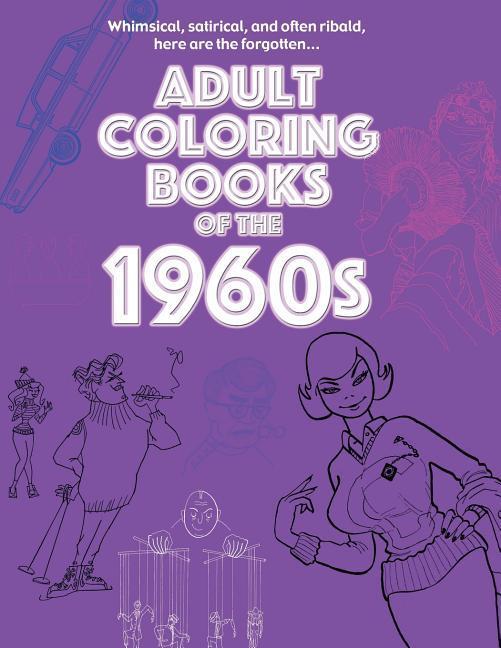 Vorderes Coverbild Adult Coloring Books of the 1960s