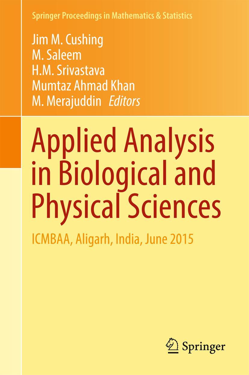 Vorderes Coverbild Applied Analysis in Biological and Physical Sciences