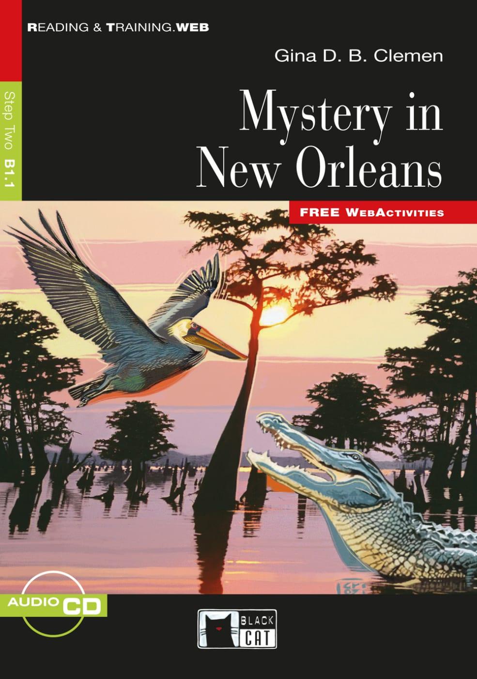 Vorderes Coverbild Mystery in New Orleans. Buch + Audio-CD