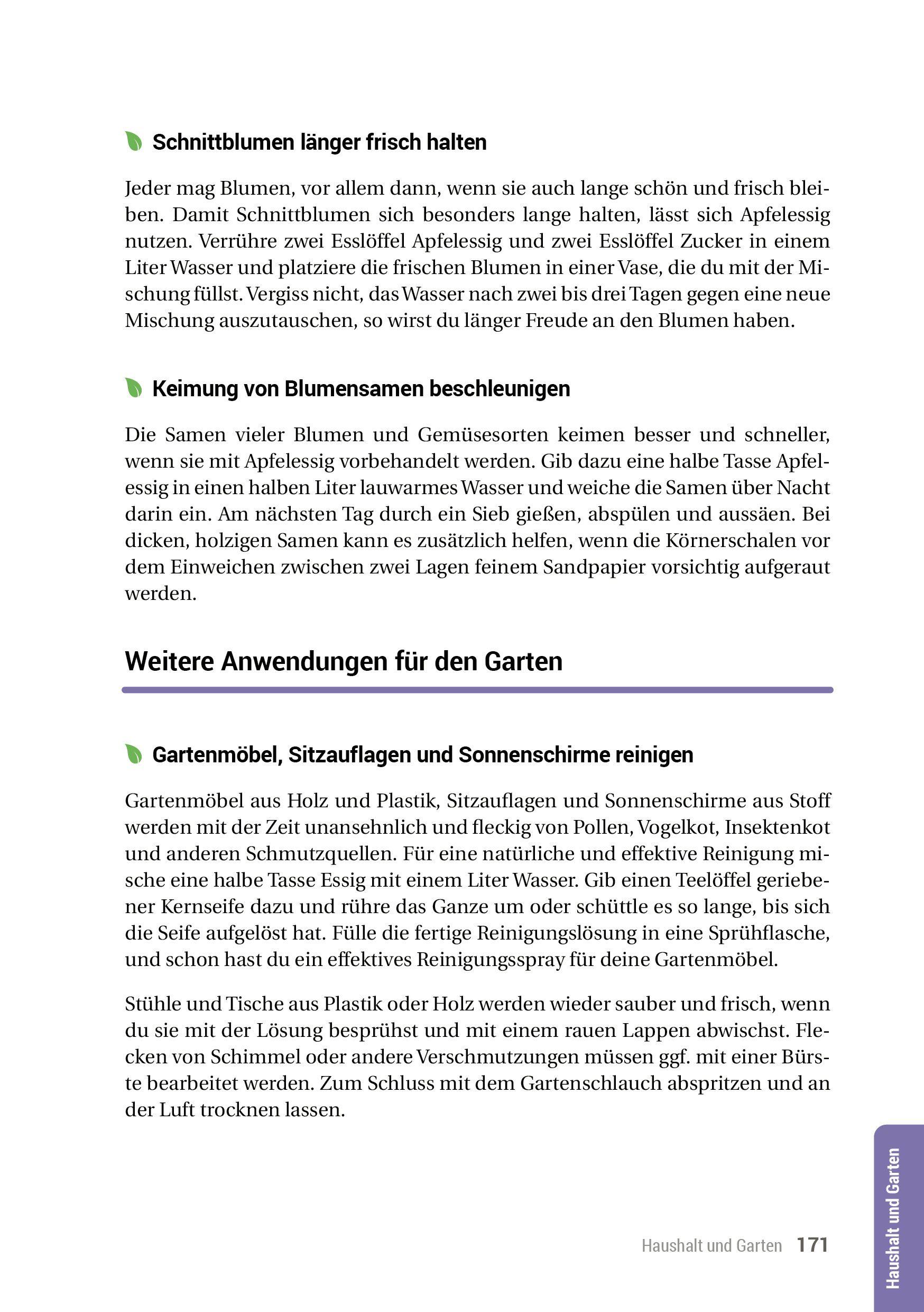 Beispielinhalt (Bild) Fünf Hausmittel ersetzen eine Drogerie