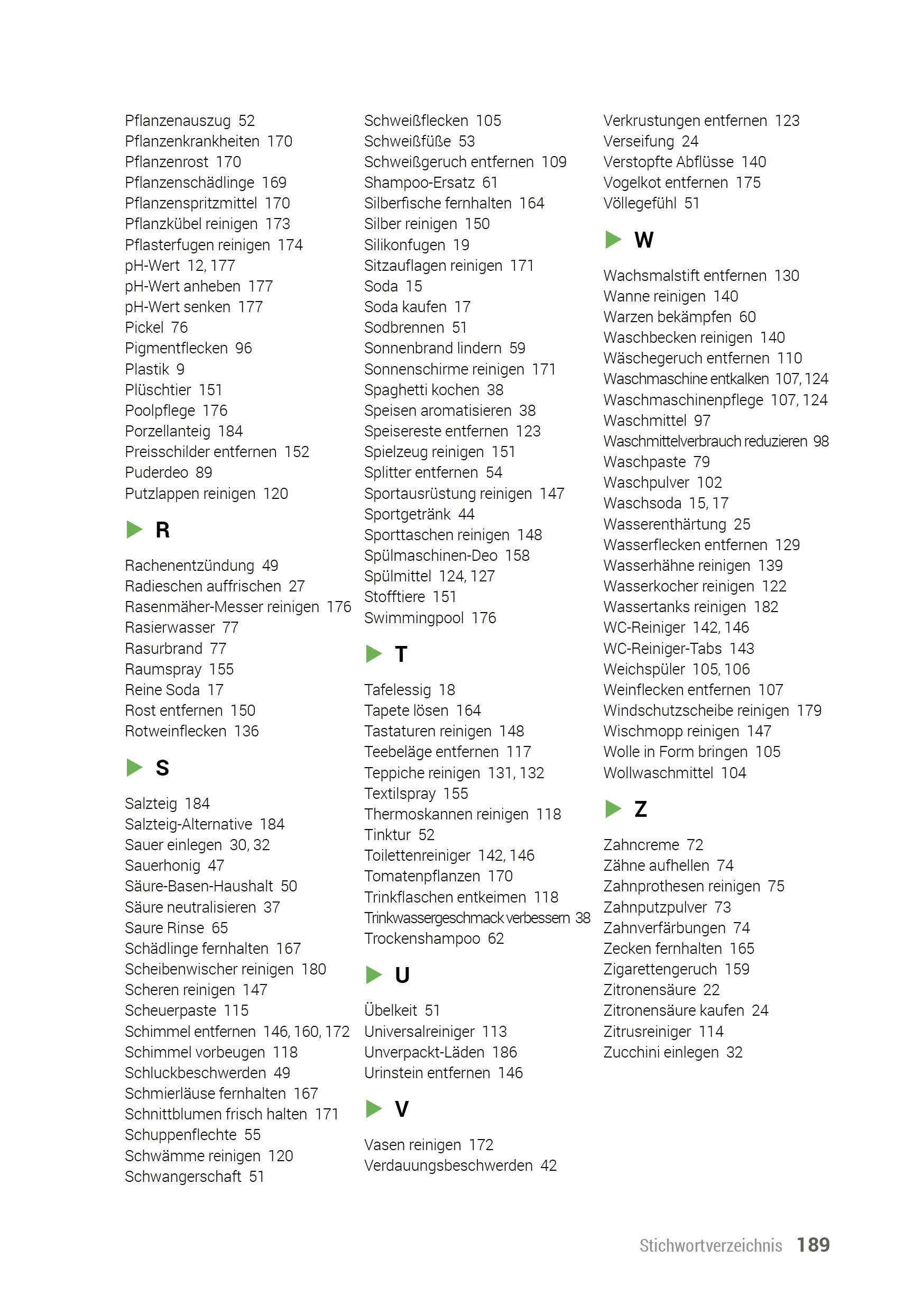 Beispielinhalt (Bild) Fünf Hausmittel ersetzen eine Drogerie